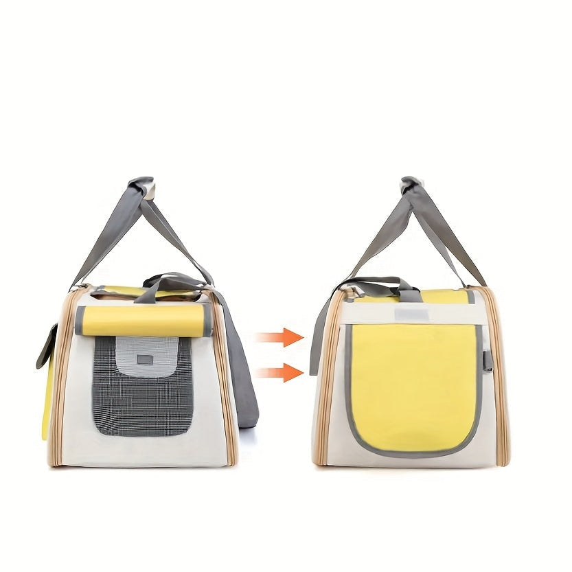 Sac de Transport Pliable et Respirant pour Petits Animaux