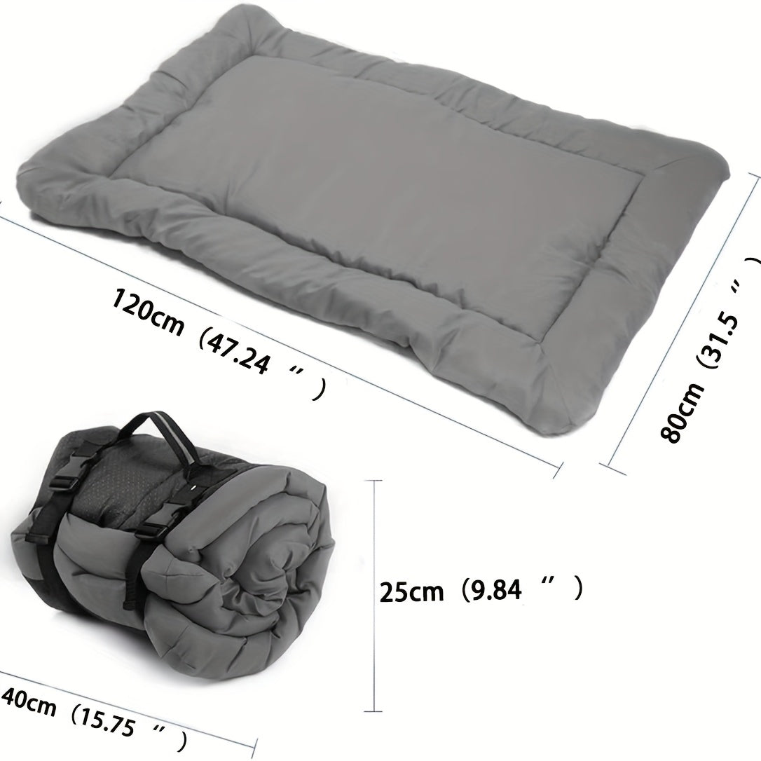 Coussin Extérieur Pliable pour Chien – Antidérapant et Lavable
