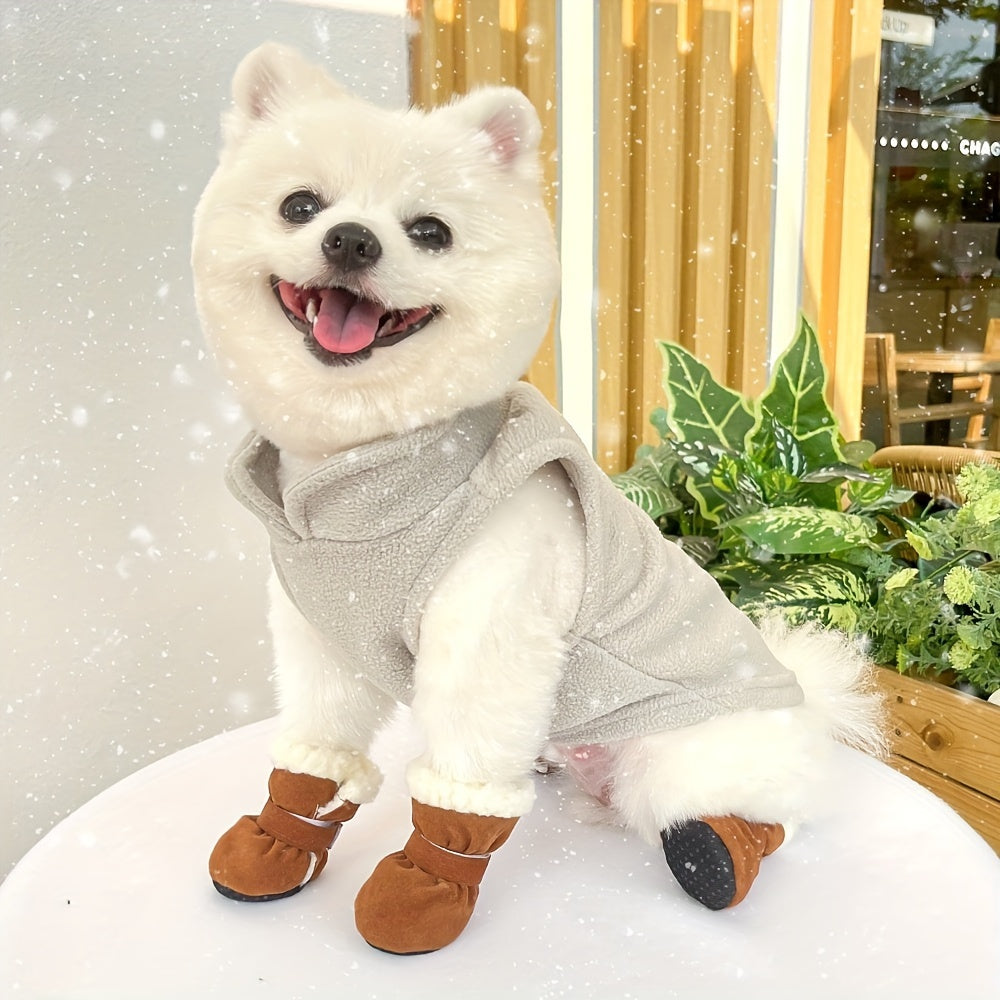 Bottines Chaudes Antidérapantes pour Chats ou Chiens