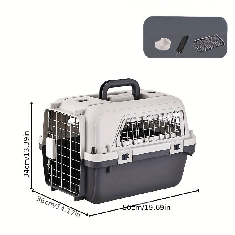 Caisse de Transport à Roulettes pour Chien