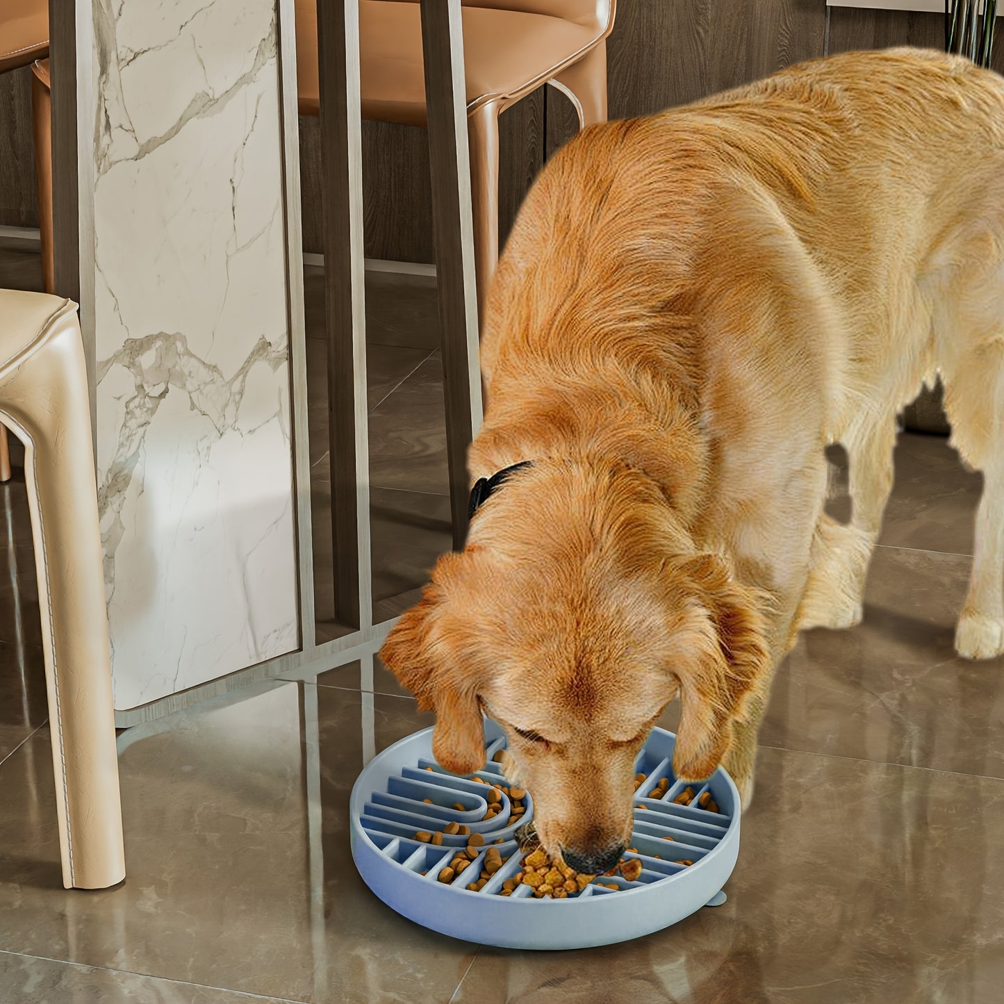 Gamelle anti-glouton souple pour Chien