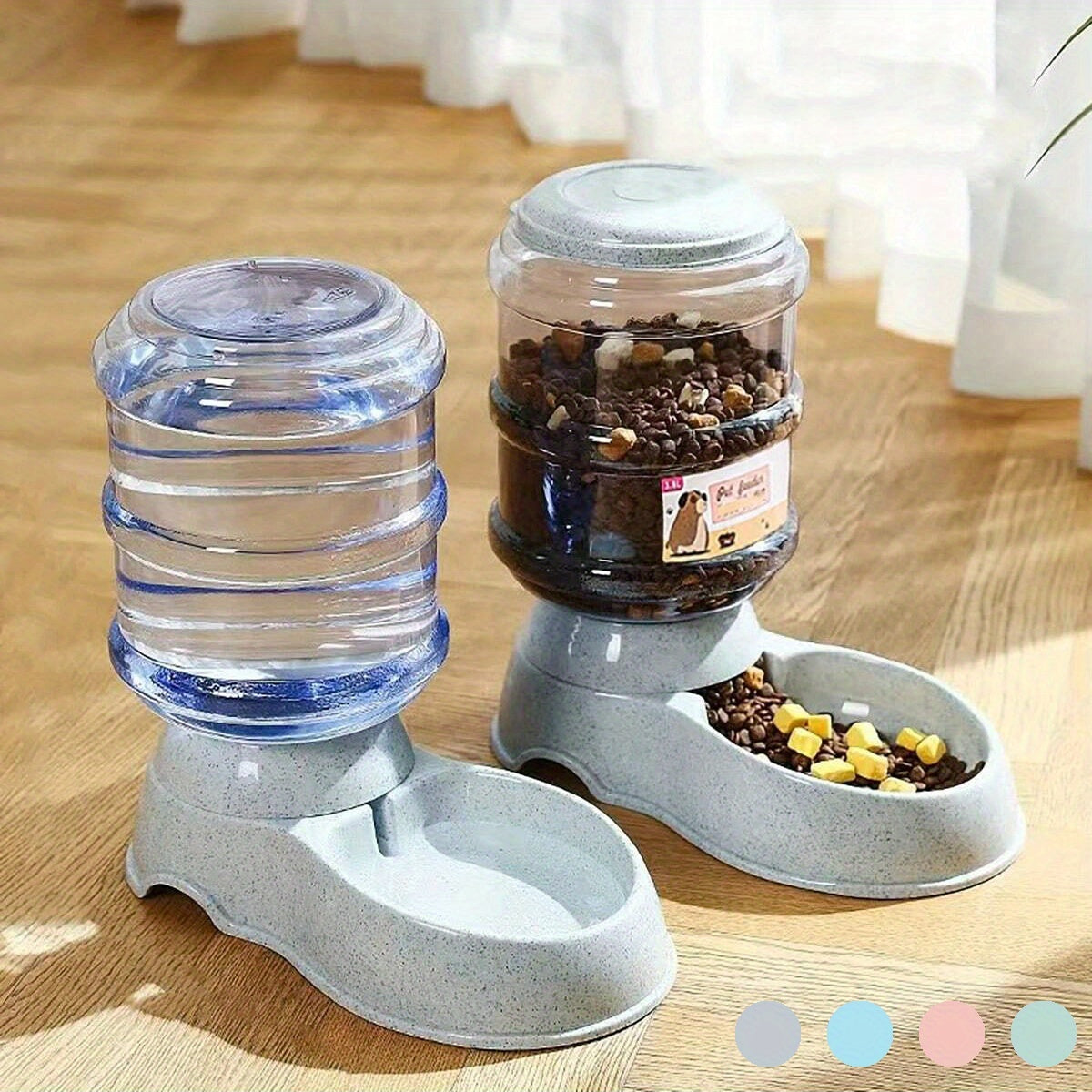 Distributeur Automatique Eau ou Croquettes pour Petits Chiens ou Chats