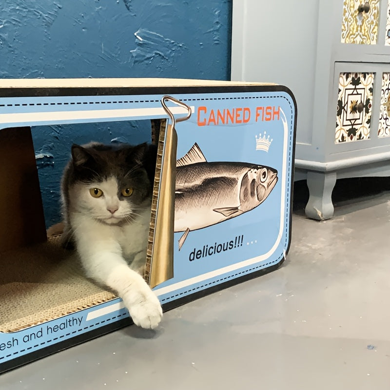 Maison en Carton Boîte de Conserve de Poisson