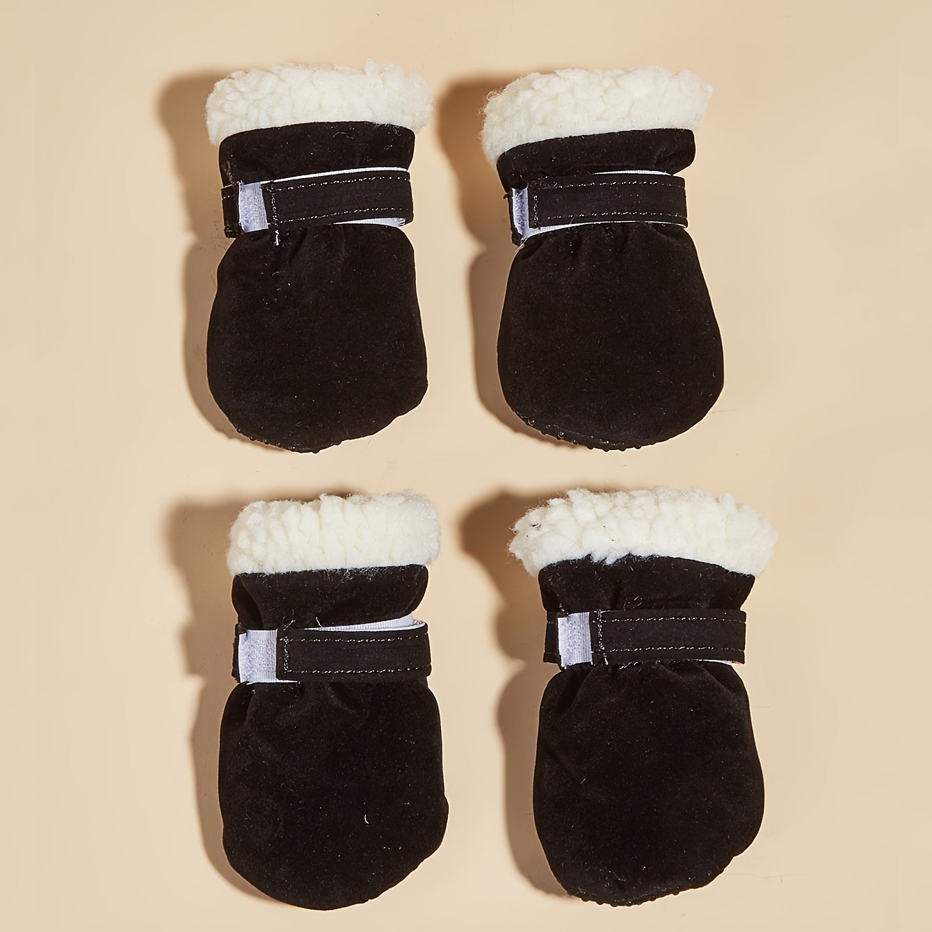 Bottines Hiver Doublées pour Chiens et Chats - Chaudes Antidérapantes en Polaire