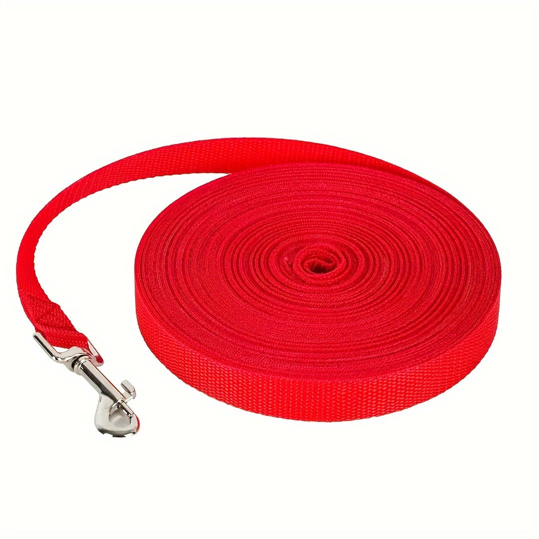 Longe Plate pour Chien – 3 à 9 mètres, couleurs variées