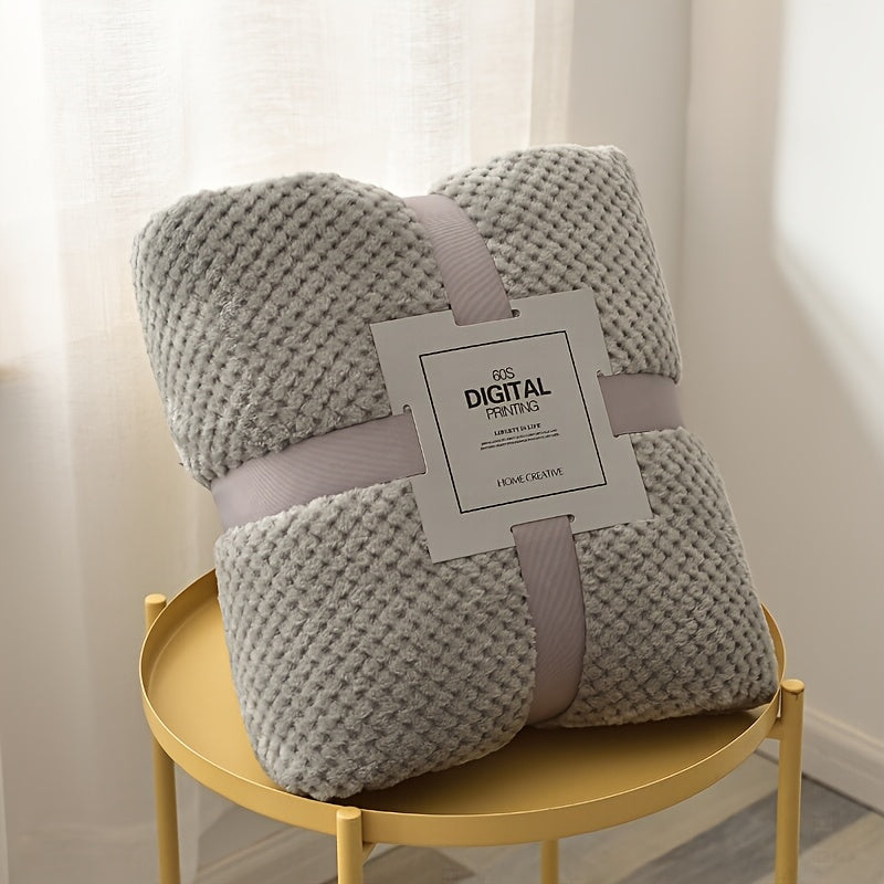 Couverture Texturée en Polyester Doux pour Chiens et Chats