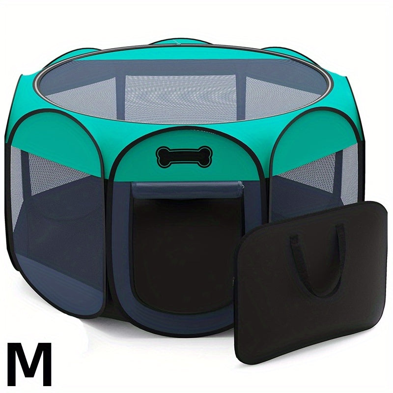 Enclos pliable en tissu Oxford pour chien et chat