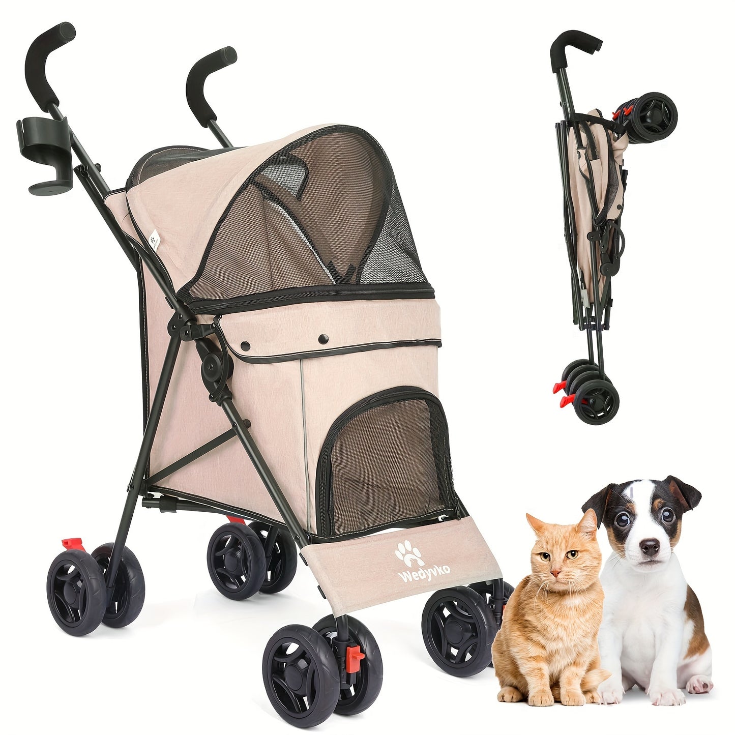 Poussette Animaux Ultra Légère Pliable