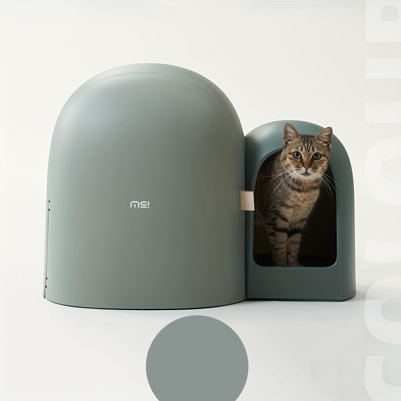 Bac à Litière Fermé avec Tiroir et Allée Anti-Sable