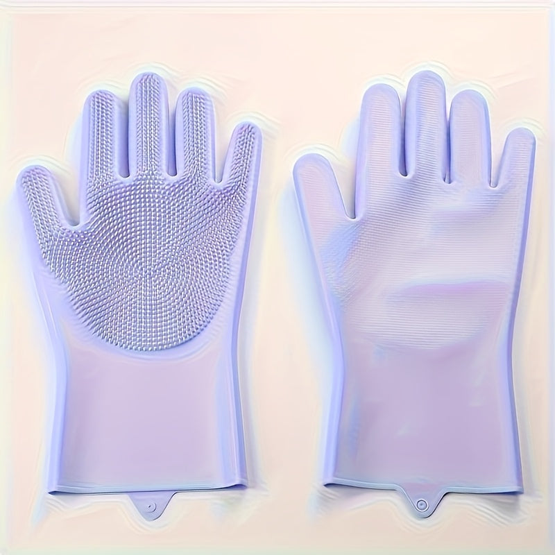 Gants de Bain Massants en Silicone pour Chiens et Chats