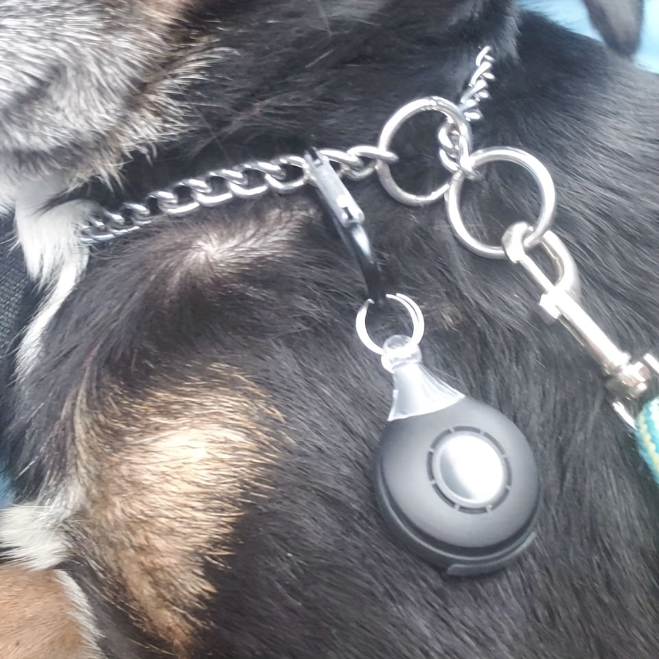 Médaillon Répulsif Ultrason Rechargeable pour Collier Chien