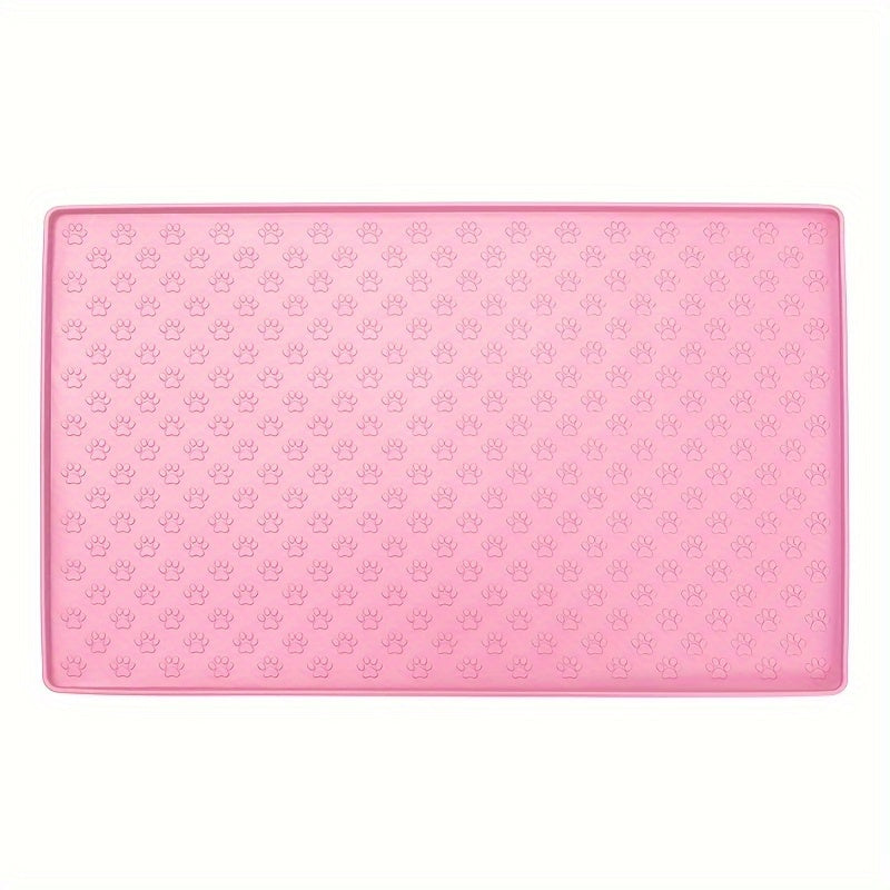 Tapis de gamelle antidérapant en silicone pour chien et chat