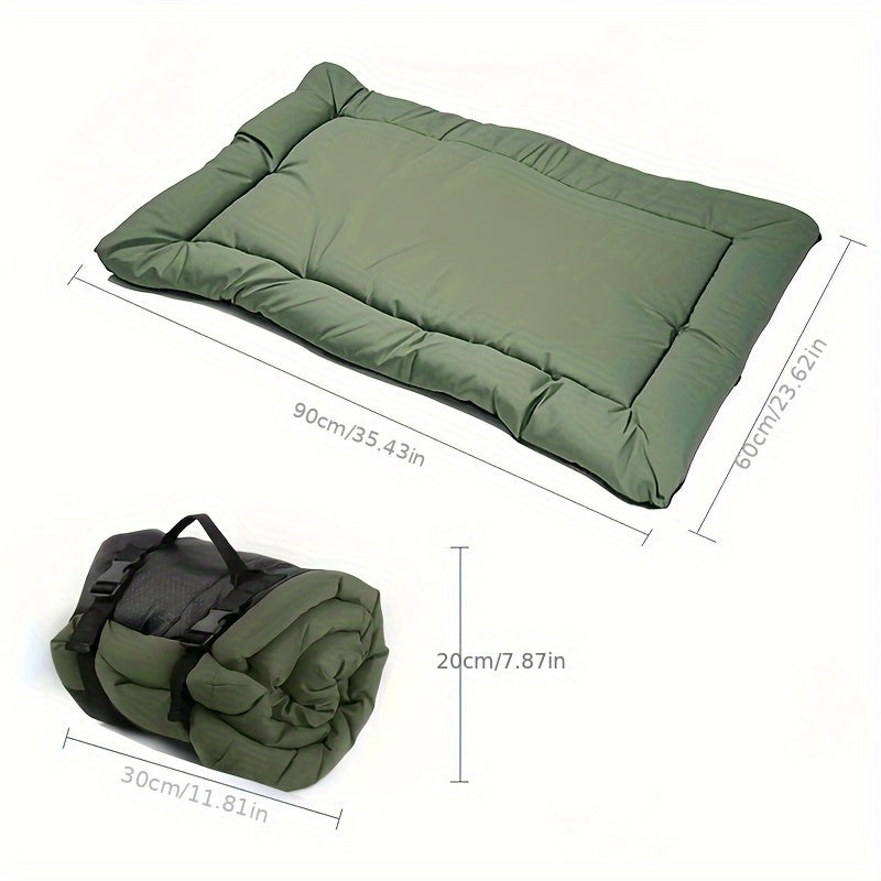 Coussin Extérieur Pliable pour Chien – Antidérapant et Lavable