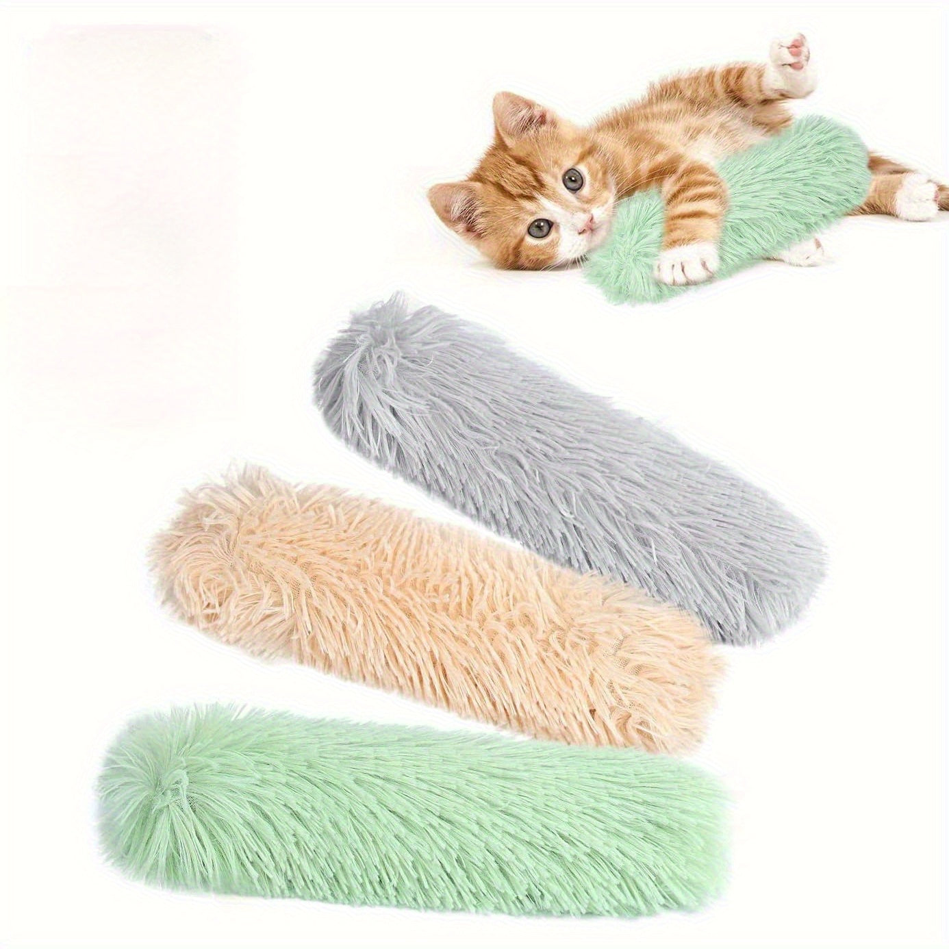 Coussin Jouet Queue Peluche pour Chats