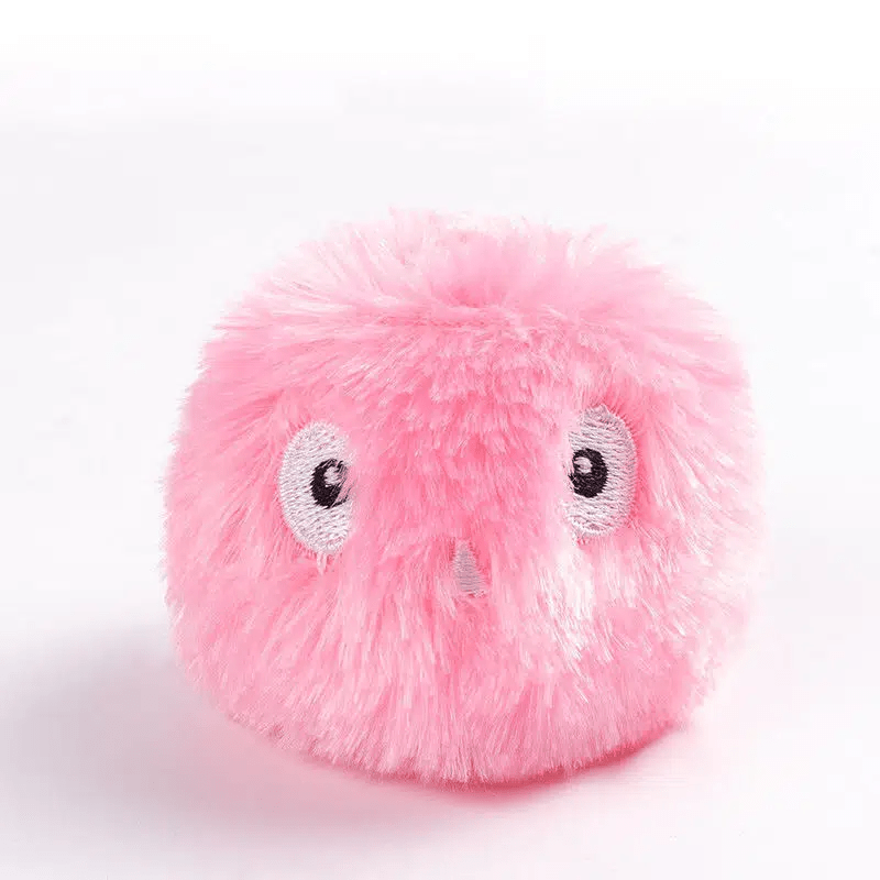 Balle en Peluche Interactive avec Sons d’Animaux Réalistes pour Chat