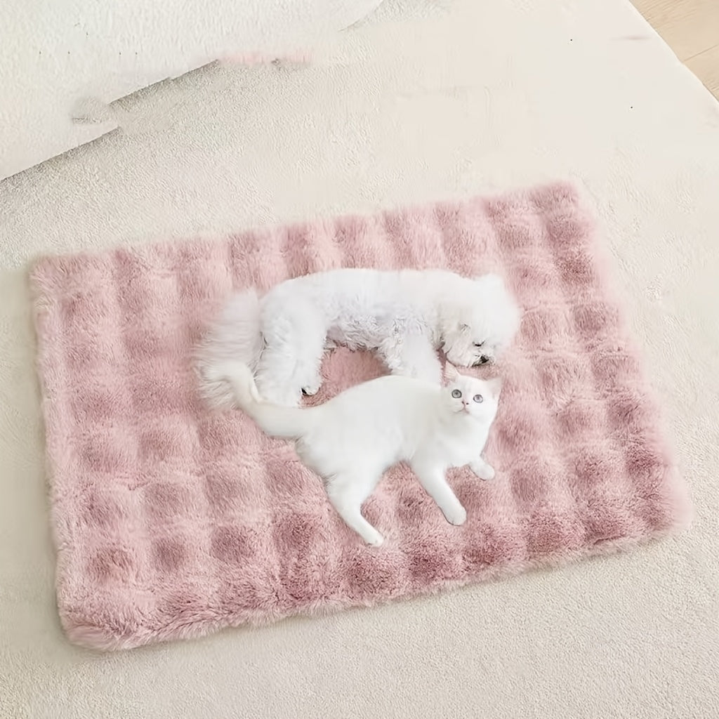 Tapis Doux en Fausse Fourrure pour Chiens et Chats