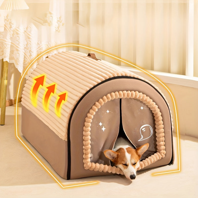 Maison style Lodge démontable pour Chien et Chat
