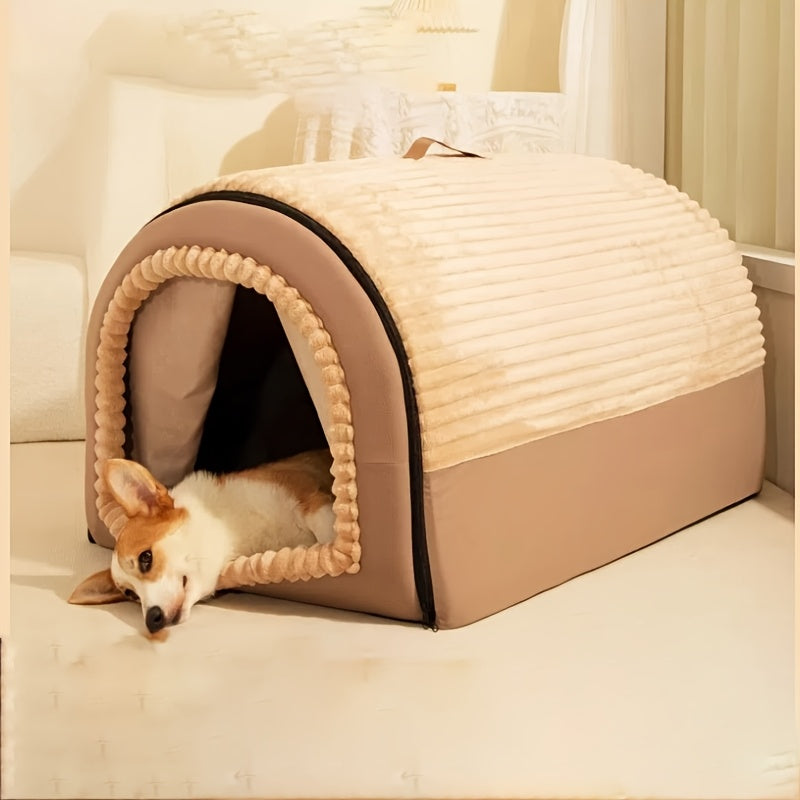 Maison style Lodge démontable pour Chien et Chat