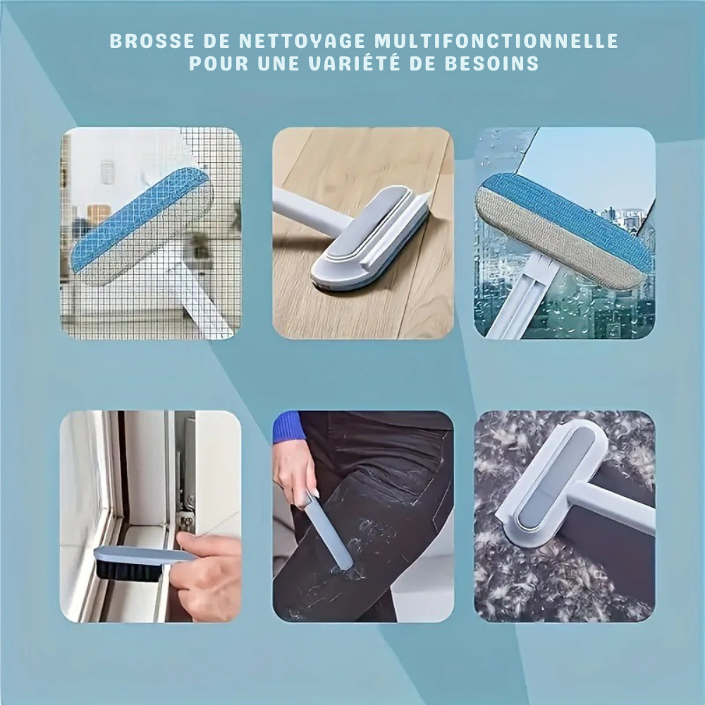 Brosse Anti-Poils Extensible pour Animaux – 2-en-1