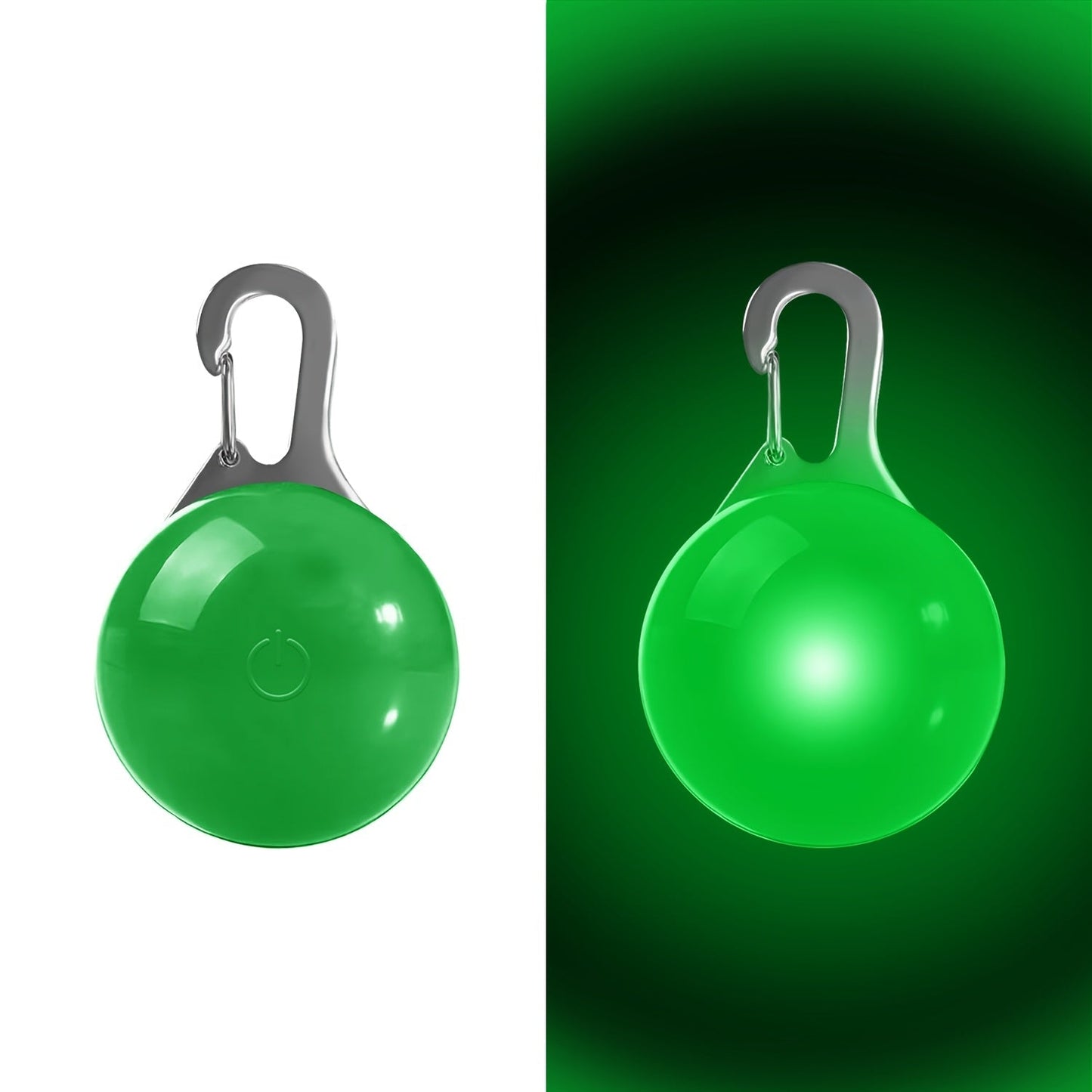 Pendentif lumineux rond pour collier de Chien ou Chat