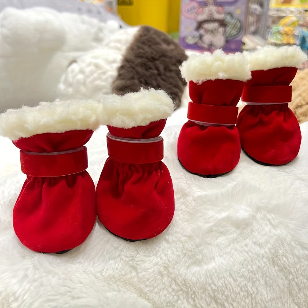 Bottines Chaudes Antidérapantes pour Chats ou Chiens