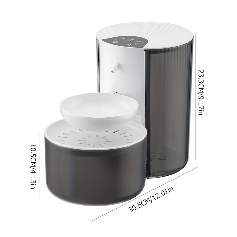 Fontaine à Eau Intelligente pour Chat – 3L avec Recharge USB et Batterie