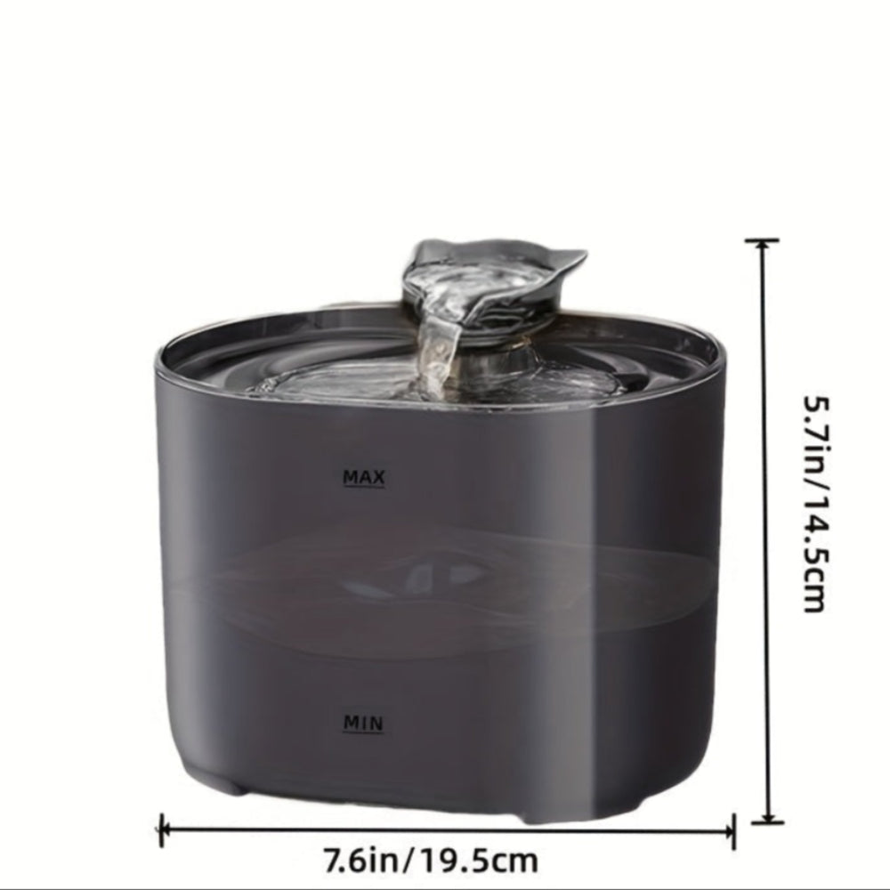 Fontaine à eau 2.2L USB pour chat & petit chien