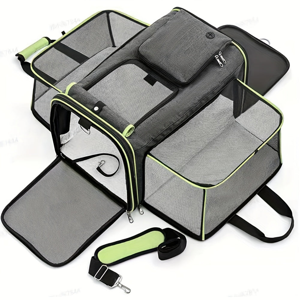 Sac de Transport Extensible pour Chats et Petits Chiens