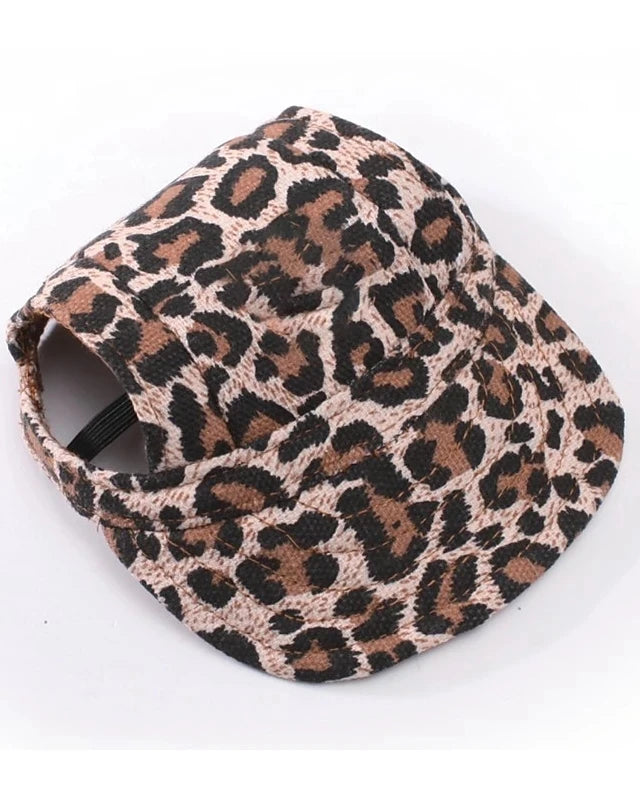 Casquette d'Été pour Petit Chien – Motifs Variés avec Trous pour Oreilles