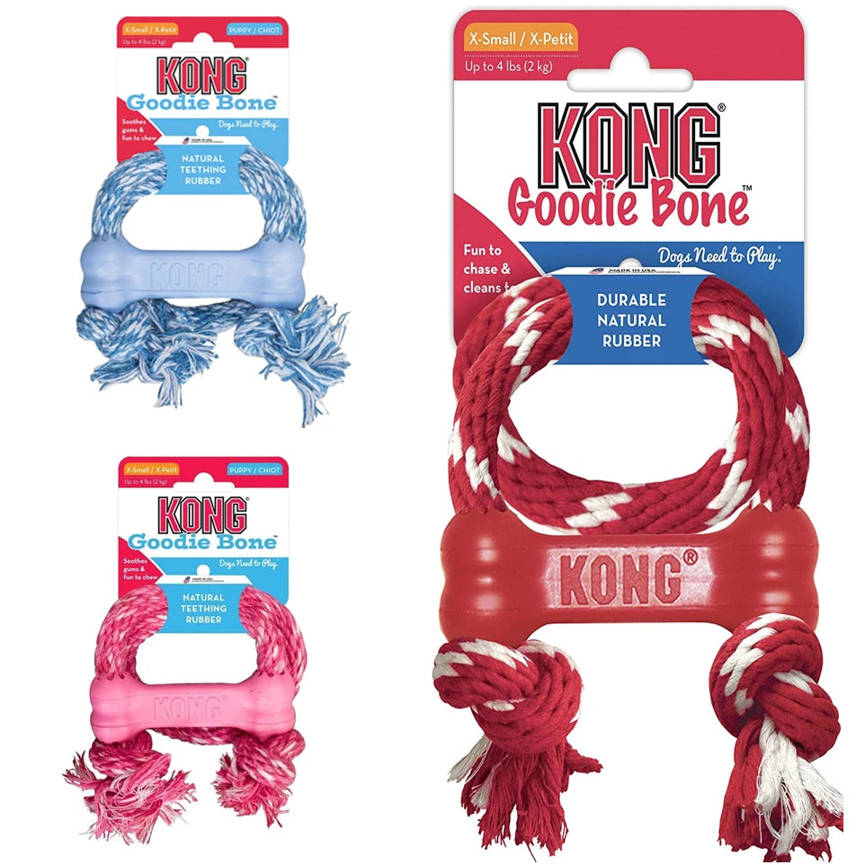 Os KONG Puppy Goodie Bone avec Corde