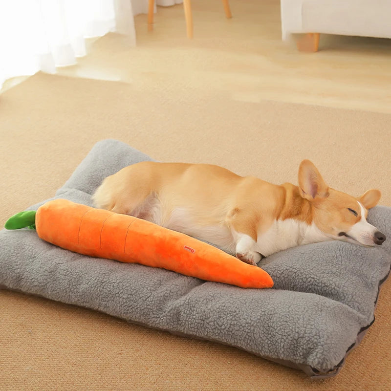 Jouet Carotte en Peluche avec Son pour Chiens