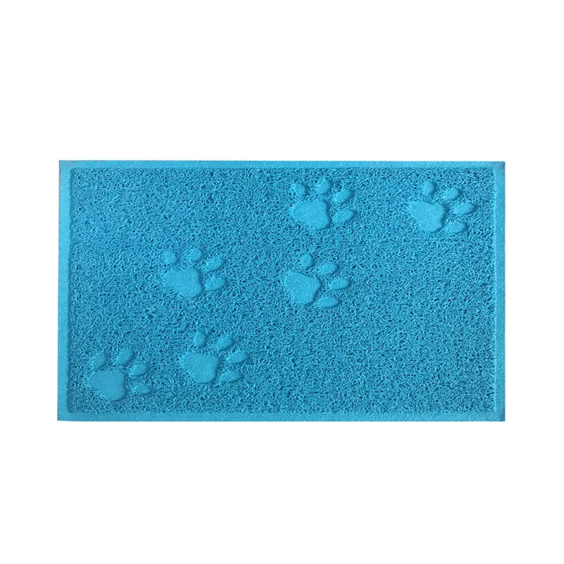 Tapis de Litière Antidérapant pour Chats – Empreintes Pattes