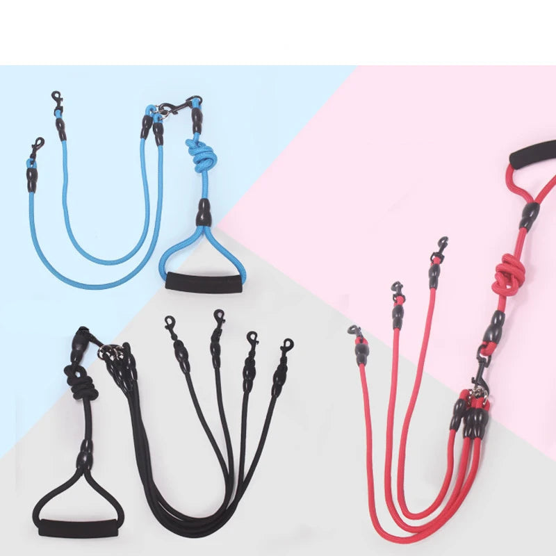 Laisse Double, Triple ou Quadruple Corde pour Chien