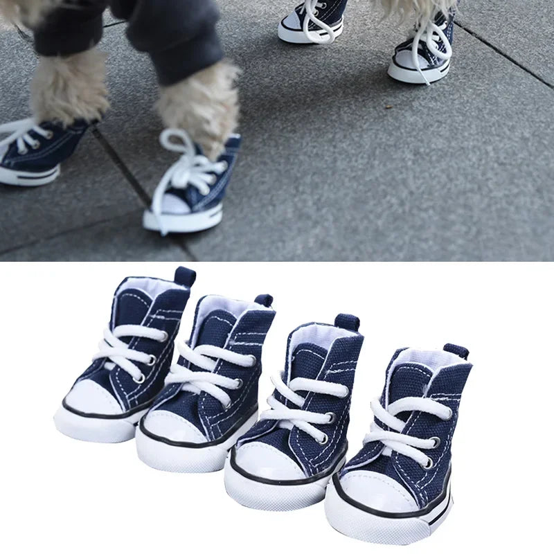 Chaussures en Toile pour Chien et Chat – Basket Antidérapante Respirante