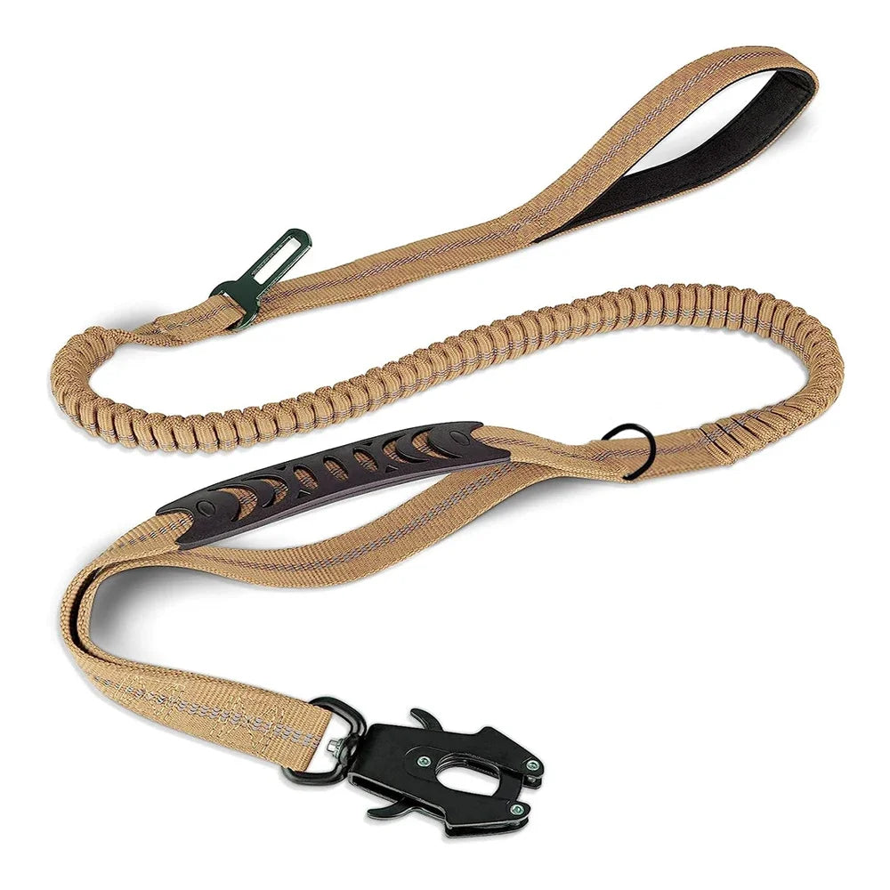 Laisse Tactique & Ceinture de Sécurité Voiture Pro pour Chien