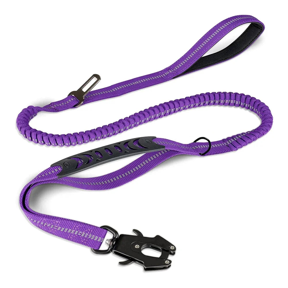 Laisse Tactique & Ceinture de Sécurité Voiture Pro pour Chien