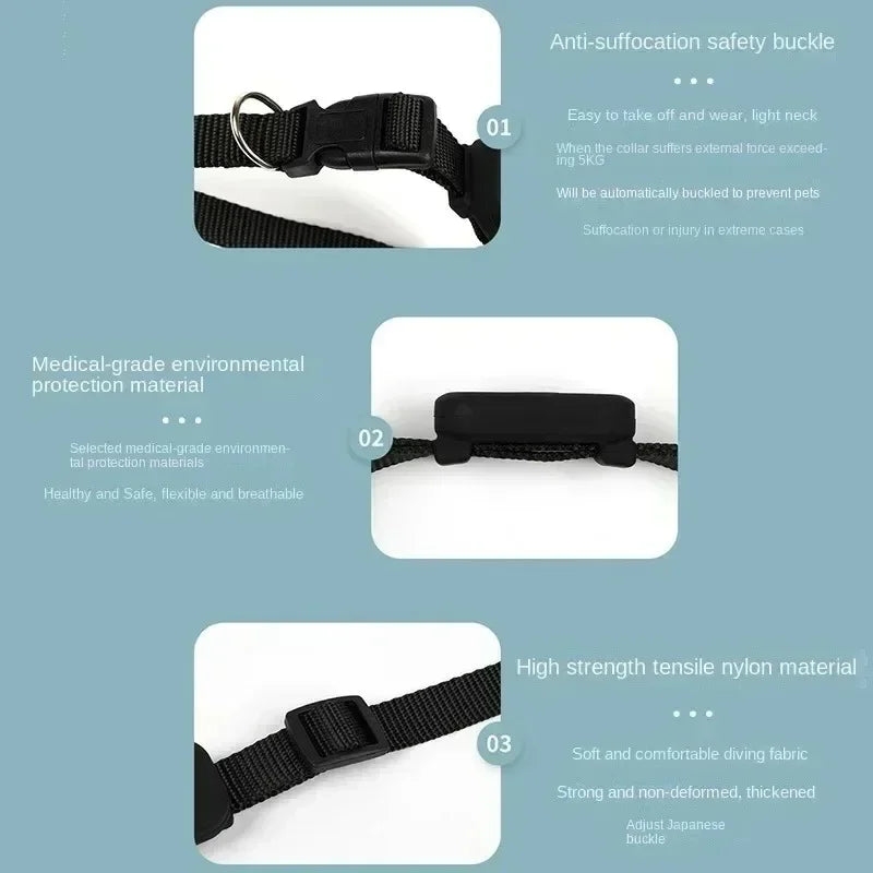 Collier GPS Bluetooth Étanche pour Chat et Chien (iOS)