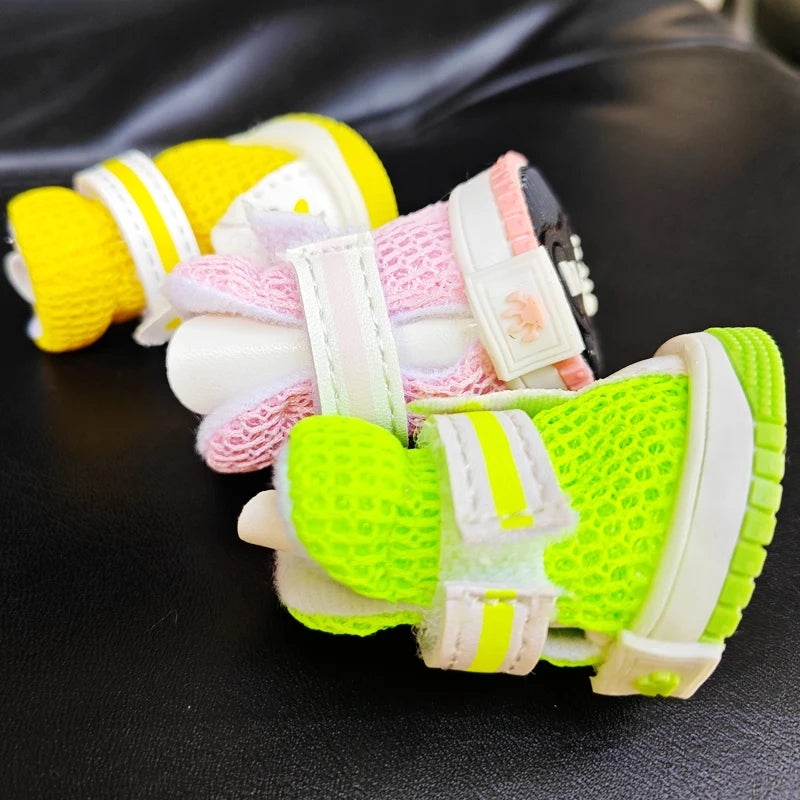 Chaussures Lapin pour Chat et Petit Chien – Baskets PU Antidérapantes