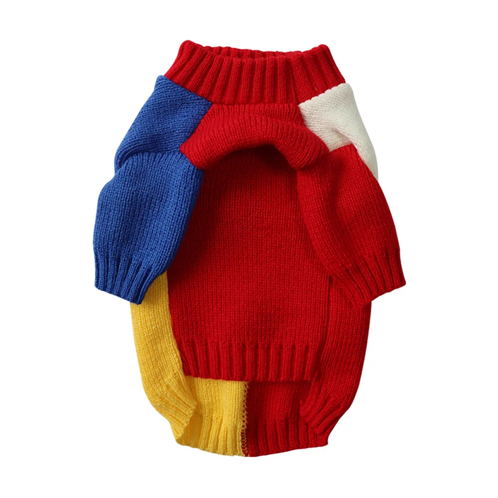 Pull Coloré à Carreaux pour Chien ou Chat