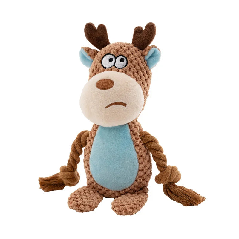 Peluche Animaux Rigolos avec Couineur pour Chiens