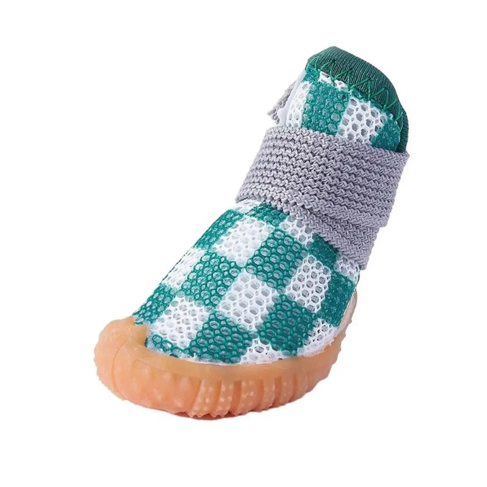 Chaussures Antidérapantes Respirantes pour Chiens – Lot de 4