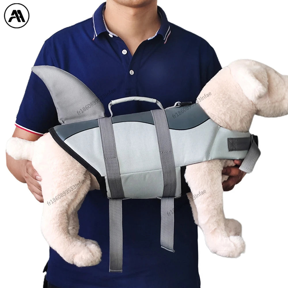 Gilet de Sauvetage Requin pour Chiens Petite et Moyenne Taille