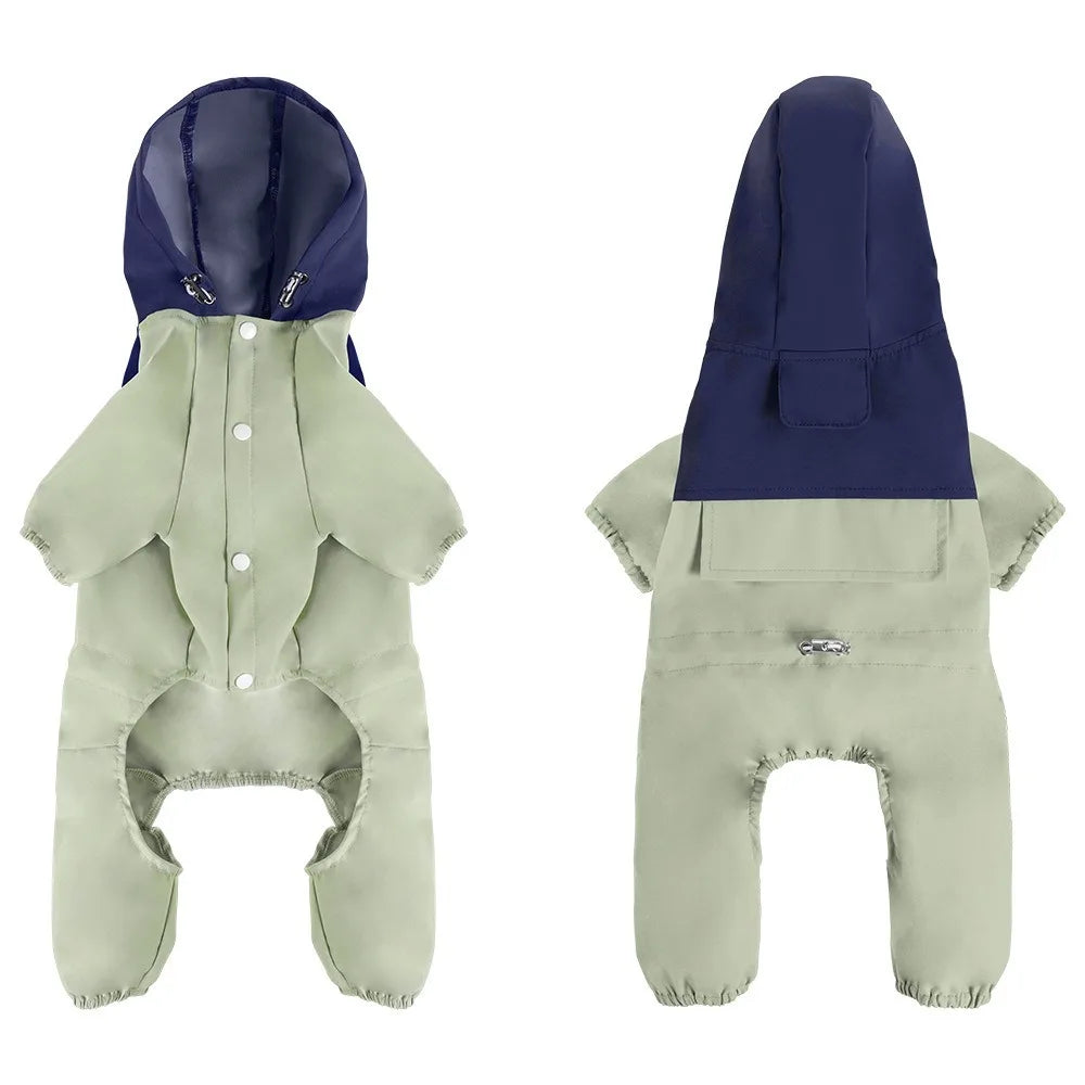 Manteau Réfléchissant Imperméable pour Chien en Nylon