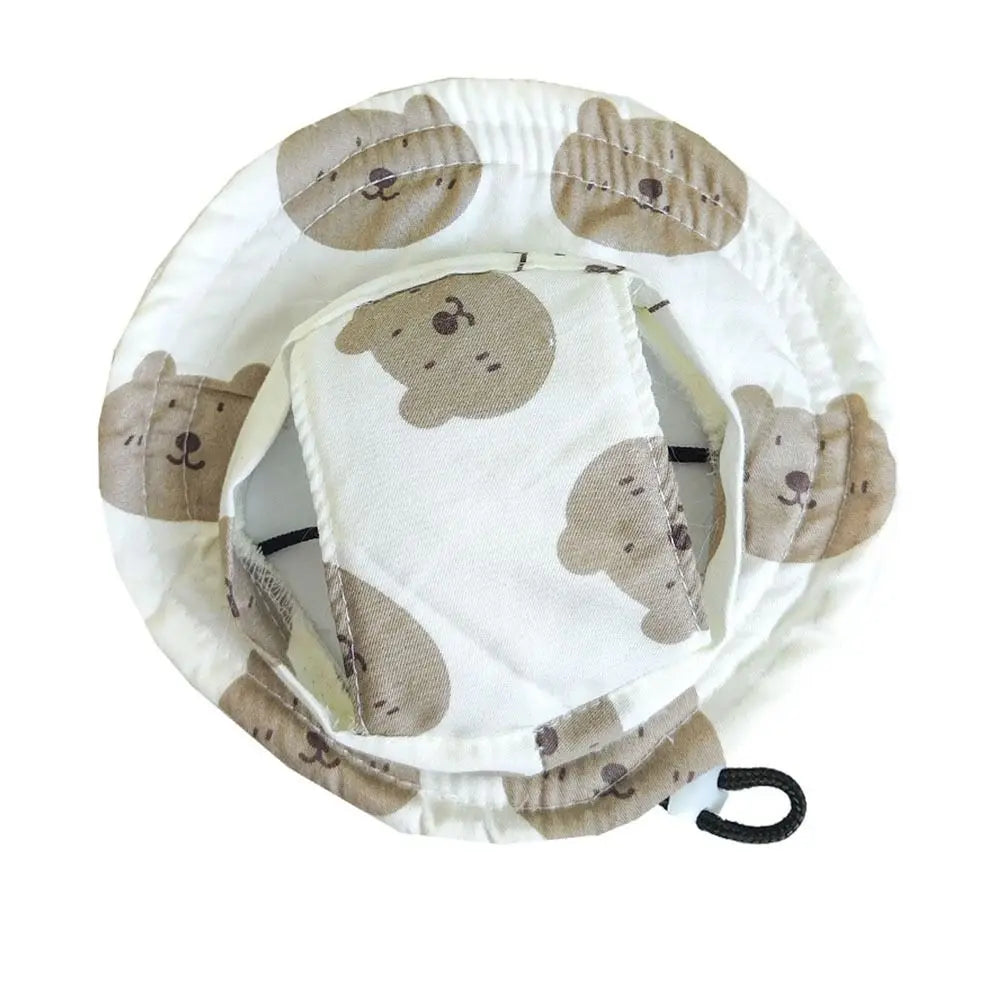 Chapeau de Soleil Réglable pour Chats et Petits Chiens