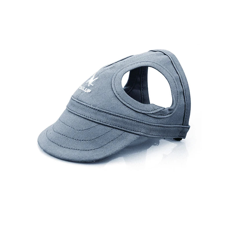 Casquette de Sport Ajustable pour Chien avec Visière et Trous pour Oreilles