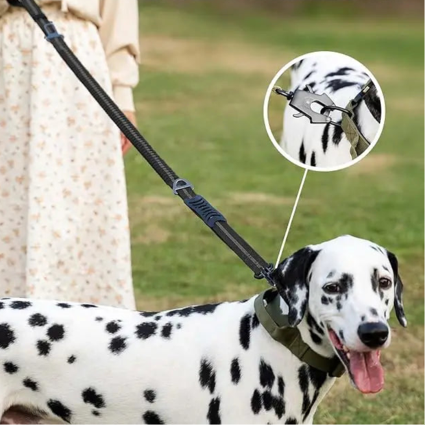 Laisse Tactique & Ceinture de Sécurité Voiture Pro pour Chien