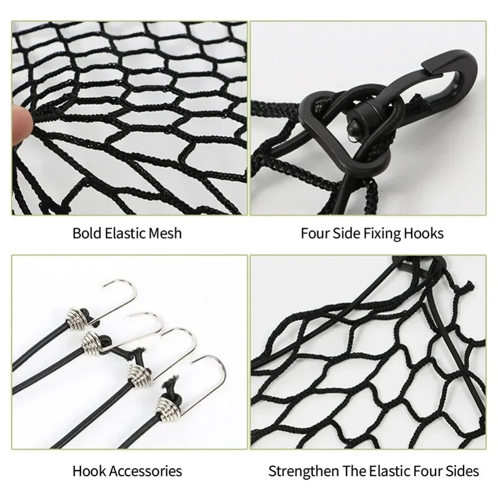 Filet de Protection Voiture pour Chien – Séparateur de Coffre Élastique