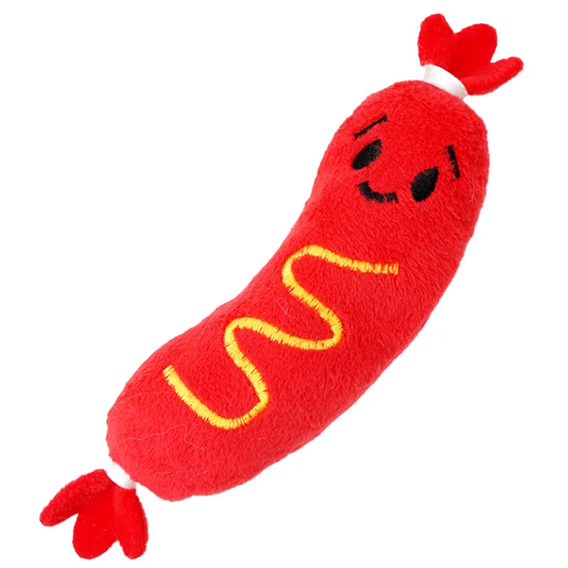 Saucisse Sonore en Polaire pour Petits Chiens