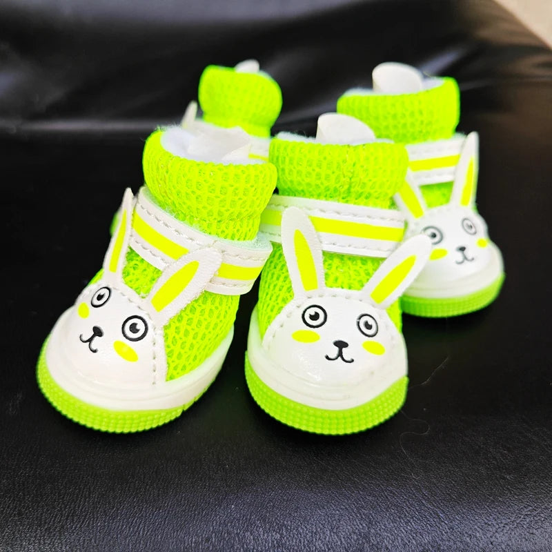 Chaussures Lapin pour Chat et Petit Chien – Baskets PU Antidérapantes