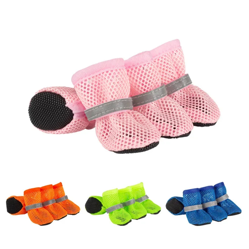 Chaussures Respirantes Antidérapantes pour Chiens (Lot de 4)